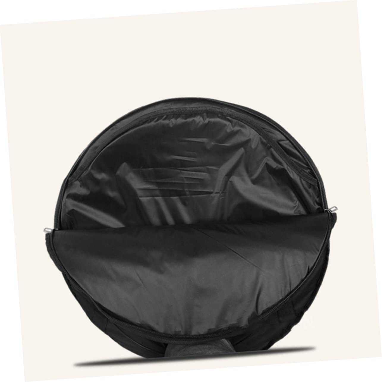 Supvox Beckentasche Instrumenten-Tragetasche Aus Oxford-Material Runde Instrumententasche Mit Handgriff Zur Aufbewahrung Und Zum Transport Für Schlagzeug Schwarze Tasche 52.00 Cm