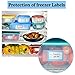 1000 Pcs Clear Waterproof Label Protector Shields-1 1/2
