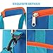 Gonex Swim Bag, Gym Bag for Women Men, Swimsuit Bag Wet Dry Separated Sport Duffle Bag Travel Tote Luggage Bag Medium Blue