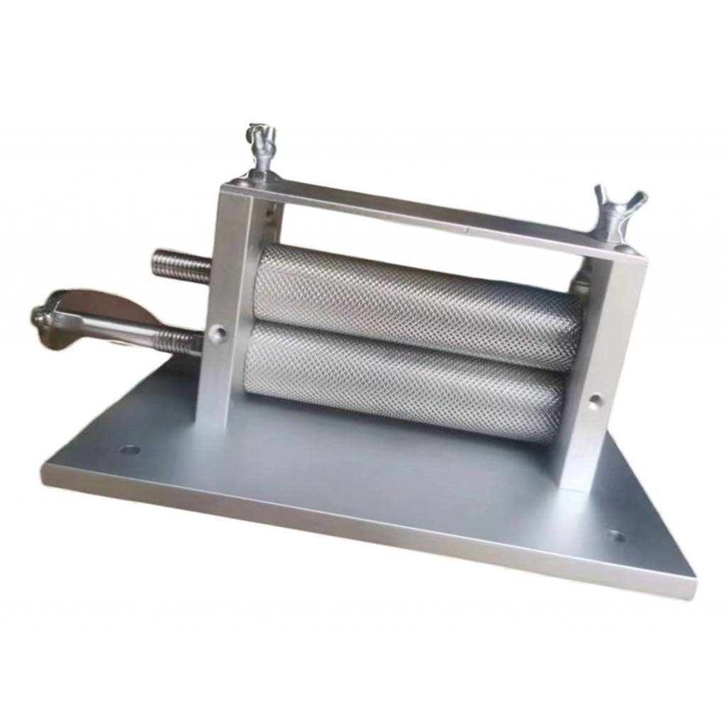 TSLVTA Dried Squid Embossing Machine Practical Hand Crank Manual Embossing Rolling Machine for Pastry Dried Squid Dried Sea Food