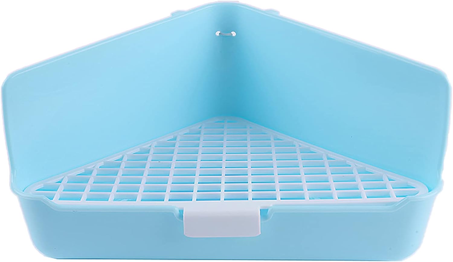 GOLDEAL Rabbit Cage Litter Box Corner Toilet Potty Trainer, for Rabbit Adult Guinea Pig Ferret Small Animals (Blue)