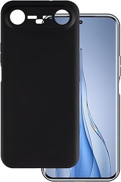 Case Compatible with Tecno Pova Slim 5G Case Shockproof TPU Soft Flexible Gel Protective Phone Cover Scratch Resistant & Military Level Drop Resistant Black