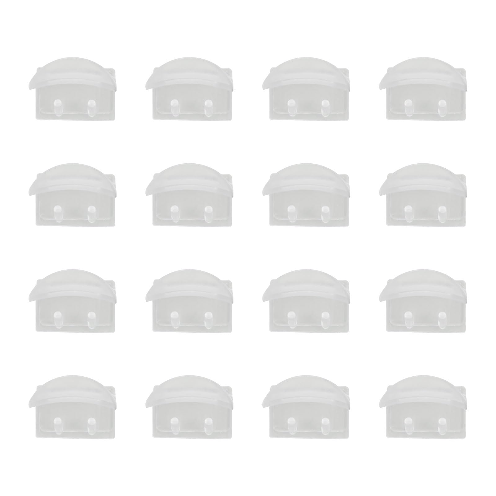 MinnowXY 16pcs Hat Rack Wall Hook for Baseball Cap Keys Adhesive Hat Holder No Drilling Hat Hangers Hook Closet Storage