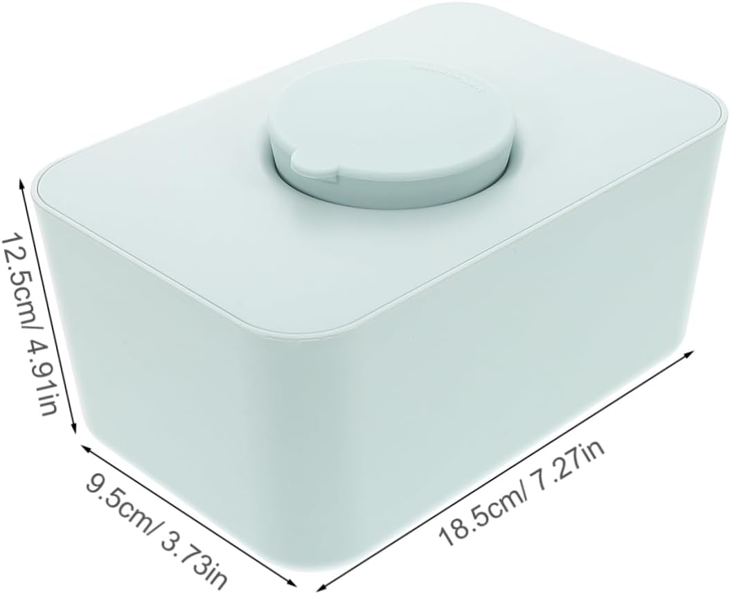 ULTECHNOVO Diaper Wipes Dispenser Lid Versatile Tissue Storage Box for Home Office and Cars Non- Design Multiple Color Options for Easy Access to