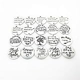 DIY094557 Handmade Charms Mix Random 10 Different Desins Window Plate Floating Plate Disk Living 16mm/22mm Glass Memory Lockets DIY Jewelry Charms - Metal Type: 22mm