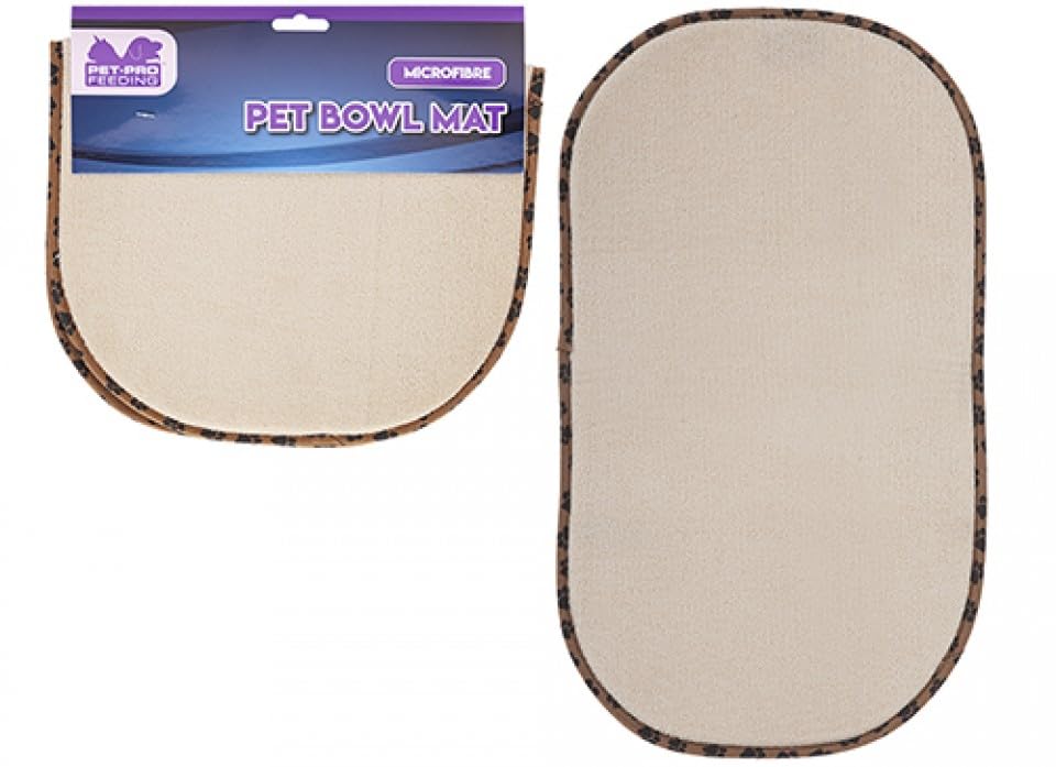 JMS we create smile 1 x Microfibre Pet Bowl Mat 48cm x 28cm