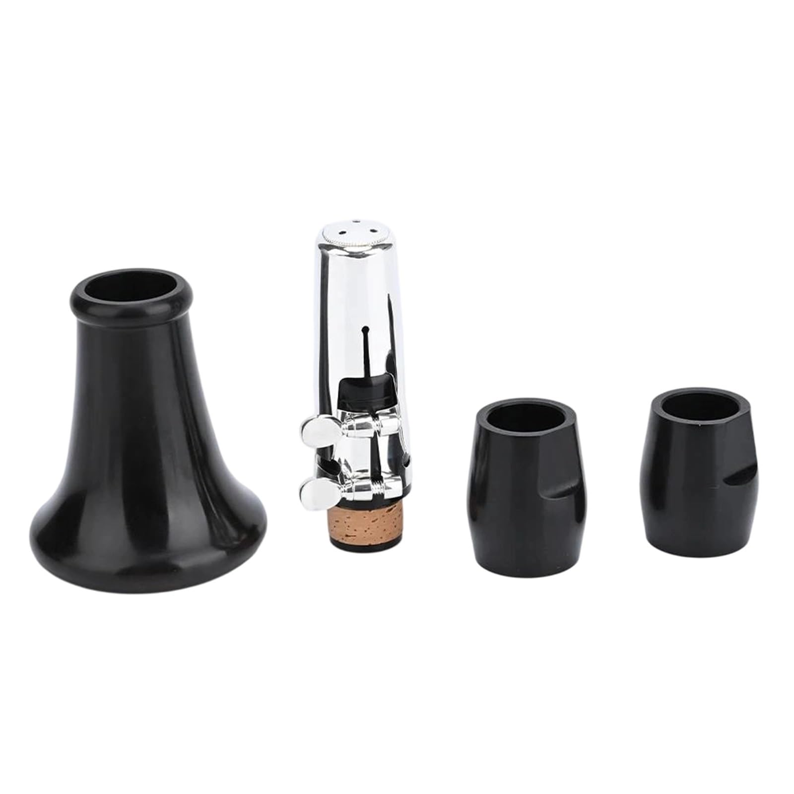 Clarinete Eb Ébano Plateado 17 Instrumentos Musicales De Madera Clave