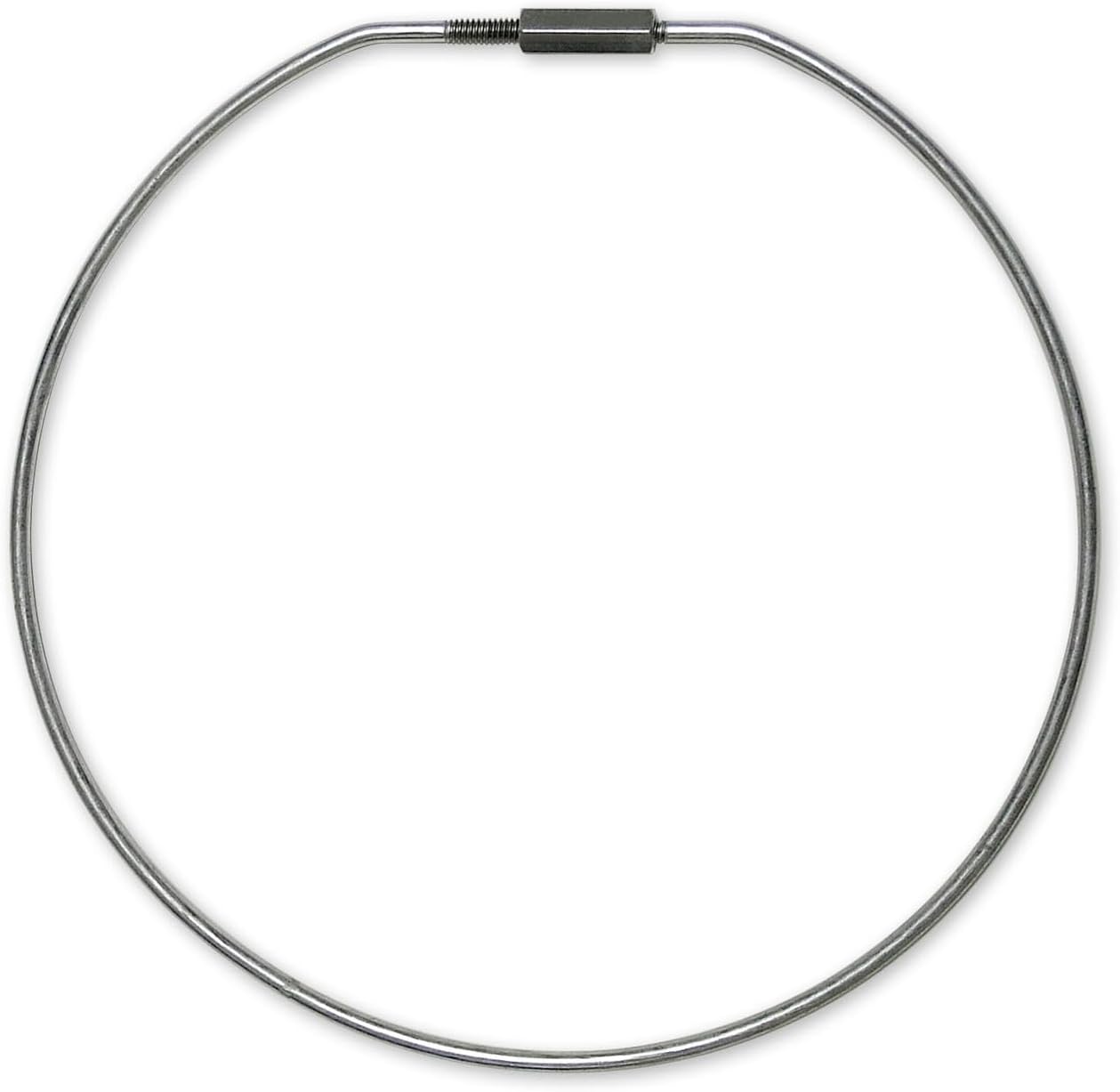 Key Organization Jail Ring with Screw Fastener, Flat Top Surface, and Pivoting Bottom for Easy Key Application and Removal