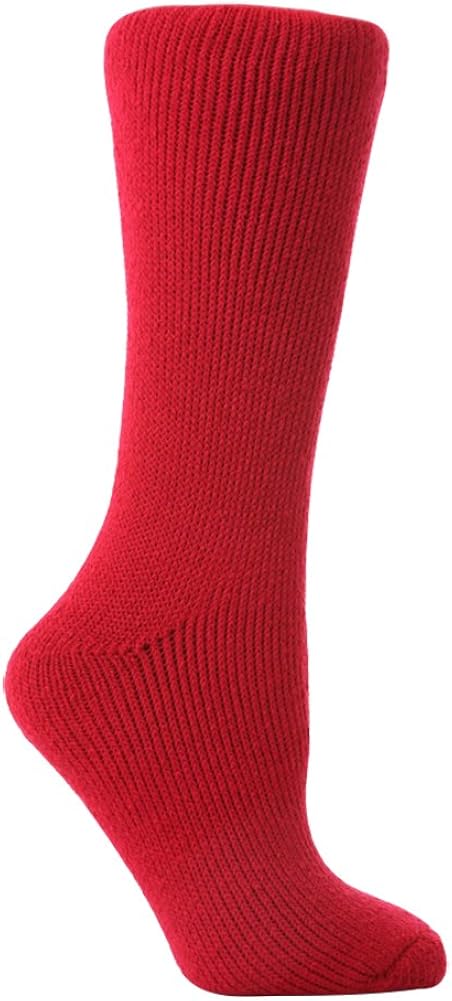 Heat Holders Women's Thermal Long Ski Socks Size 5-9 US (Purple/Fuchsia/Charcoal) : Clothing, Shoes & Jewelry