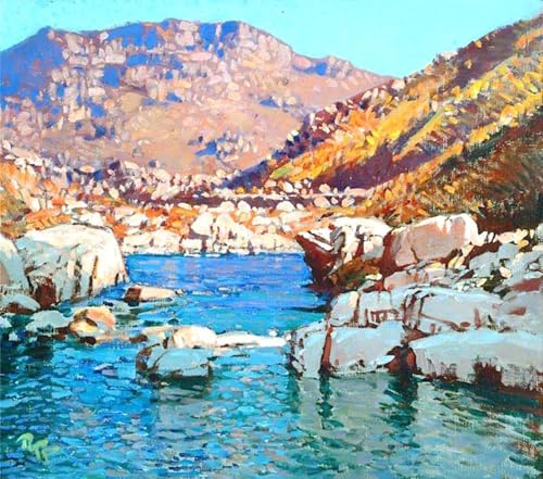 Tableau la rivière Witte par Robert Gwelo Goodman impression sur toile 60x90cm