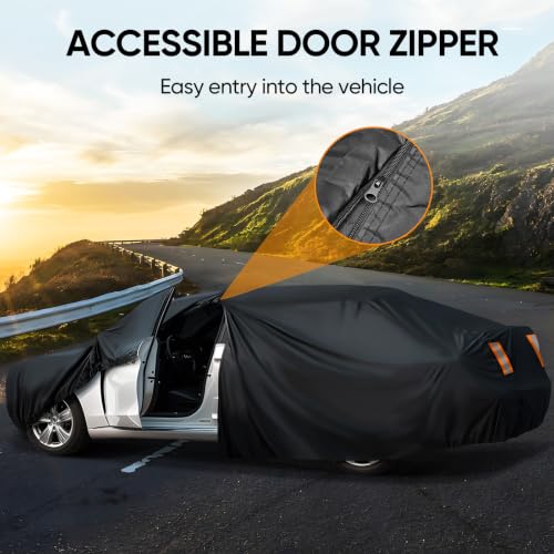 Image of NEVERLAND Car Cover Waterproof All Weather for Sedan Length up to 228 inch