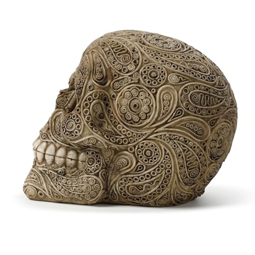 Cráneo decorativo damascado Puckator un regalo sorprendente para amantes del misterio 5