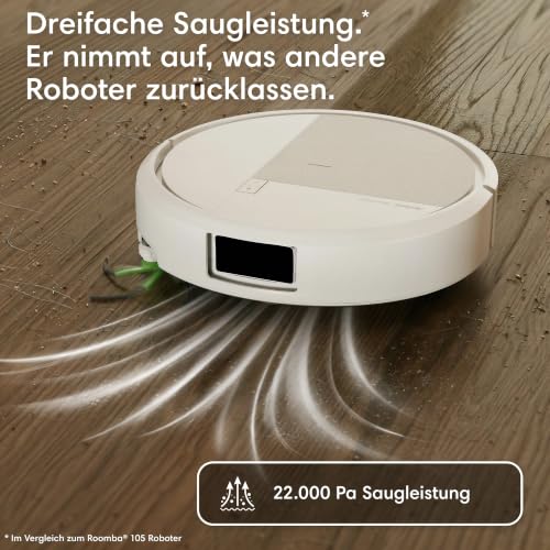 iRobot Roomba® Plus 515 Combo Roboter + AutoWash™ Dock, 22Kpa, Multifunktions‑Dock, Wäscht und trocknet die Wischpads bei heißer Temperatur… – Ansicht 2