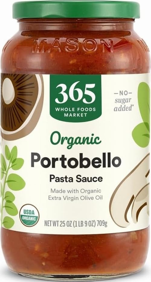 Image of 365 by Whole Foods Market, Organic Portobello Mushroom Pasta Sauce, 25 Ounce