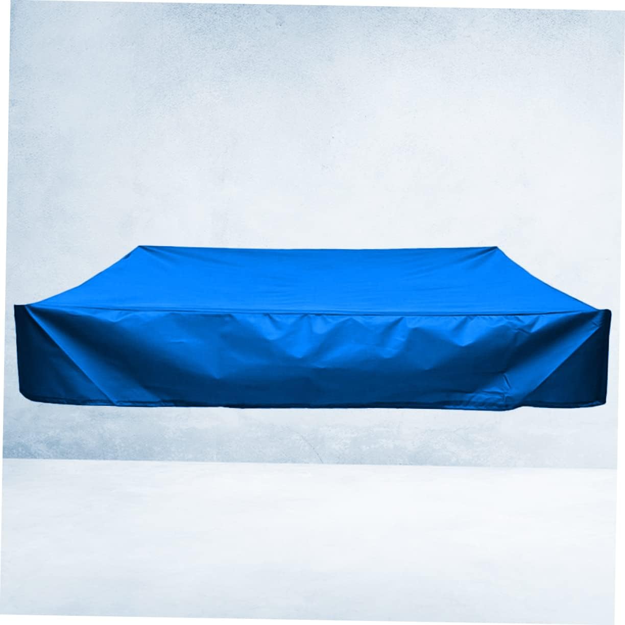 MERRYHAPY Garden Courtyard Square Sandbox Cover for Boys and Girls Blue Protective Cover for and Travel Keeps Sand and Toys Clean