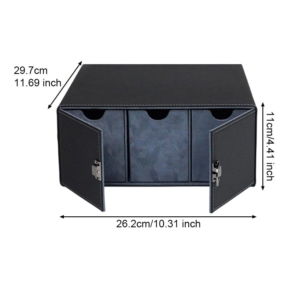 Boîte De Rangement Grande Capacité Pour Plus De 1000 Cartes À Collectionner (type Commander) - Étui En Cuir Pu - Boîte De Rangement Portable Pour Cartes À Collectionner (type Tcg) - Cartes De Baseball