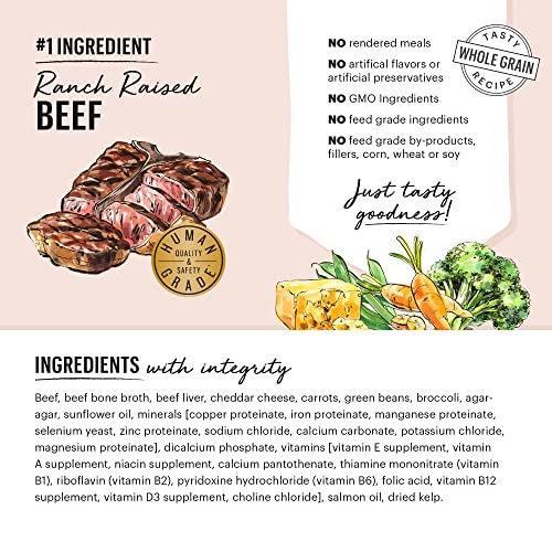 The Honest Kitchen Butcher Block Pâté: Beef, Cheddar & Farm Veggies Wet Dog Food, 10.5 Oz (Pack Of 6) #TOP2