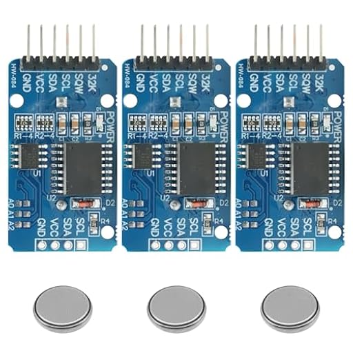 AYWHP 4 unidades de reloj de tiempo real RTC compatible con reloj de tiempo real I2C, módulo de reloj IIC RTC, módulo de precisión en tiempo real, módulo compatible con Arduino y Raspberry Pi | Ya disponible en tu tienda friki favorita! En mundofriki.es! AYWHP 4 unidades de reloj de tiempo real RTC compatible con reloj de tiempo real I2C, módulo de reloj IIC RTC, módulo de precisión en tiempo real, módulo compatible con Arduino y Raspberry Pi | Ya disponible en tu tienda friki favorita! En mundofriki.es!