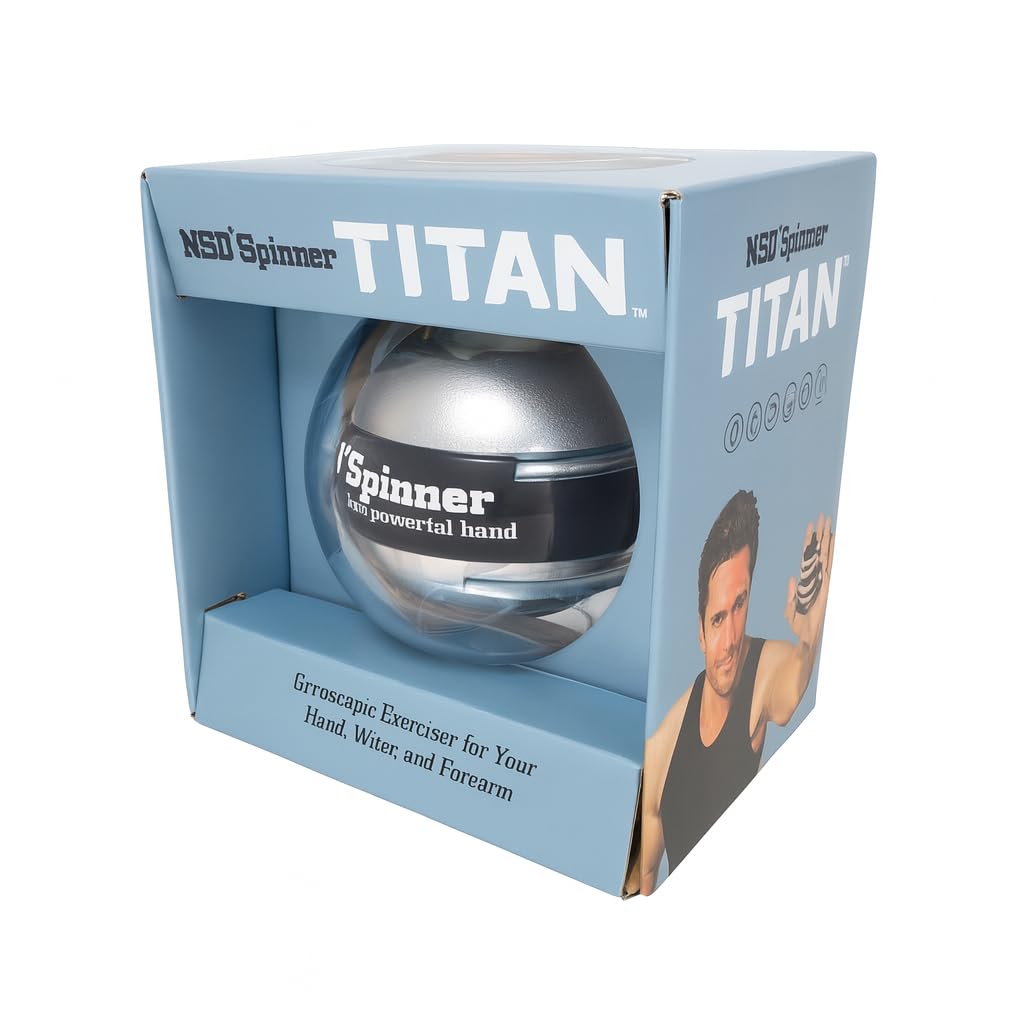 Amazon.com : NSD Metallic Titan Pro Spinner Gyro Ball – XL Grip