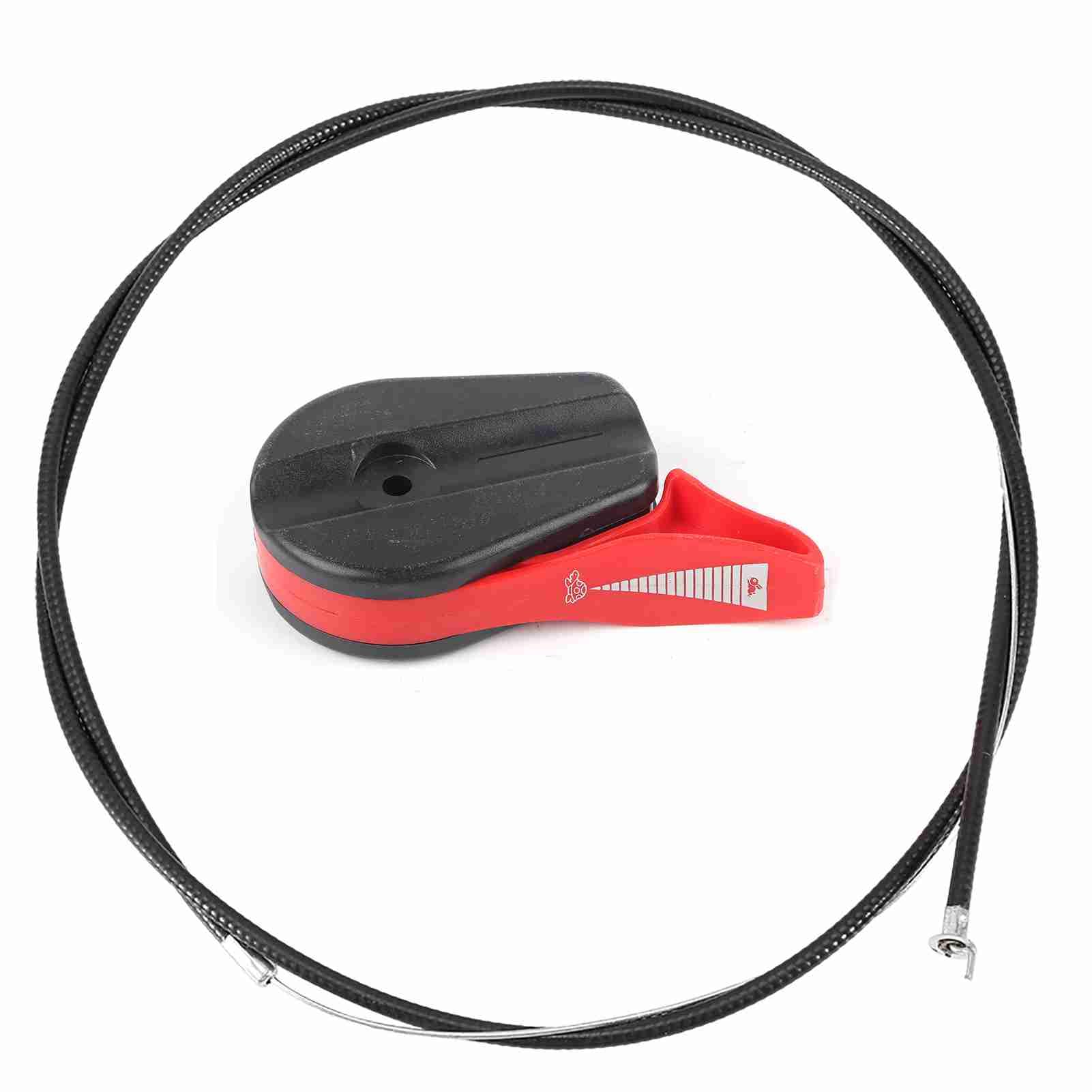 Wakects Interruttore Universale per Rasaerba, Cavo Acceleratore 59 Pollici, Facile Installazione, Rosso