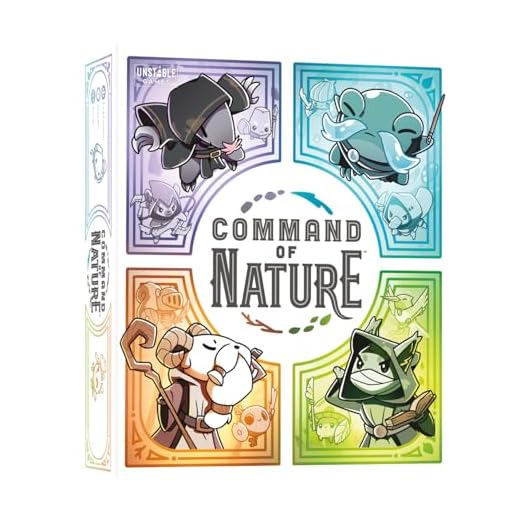 Asmodee Command of Nature, Gioco da Tavolo, 10+ Anni, 2-4 Giocatori, Edizione in Italiano