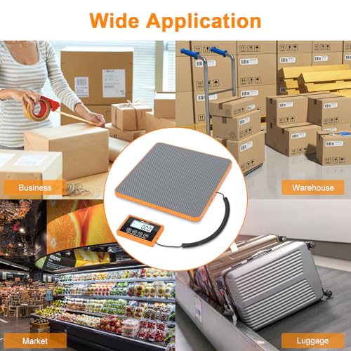 Image of THINKSCALE Shipping Scale, 10g /1oz Precision Postal Scale - 440lb Capacity, Lightweight Postage Scale for Packages, Luggage, Mail, Ecommerce, Warehouse & Home, Battery & AC Adapter Included