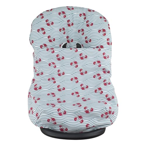 JYOKO KIDS Funda + Saco para portabebés y capazo Bebé Impermeabilizado en su interior, Algodón Orgánico (Crabby, Algodon)