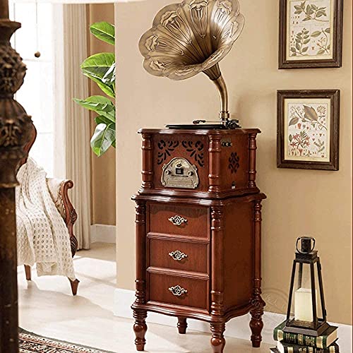 YAMMY Tourne-Disque, boîte à Musique Haut-Parleur Bluetooth rétro Platine Vinyle Vintage Haut-parleurs en Forme de… - Les Beatles, Paul McCartney, John Lennon, RIngo Starr, George Harrison YAMMY Tourne-Disque, boîte à Musique Haut-Parleur Bluetooth rétro Platine Vinyle Vintage Haut-parleurs en Forme de… – Image 4