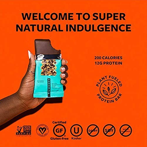 Truwomen Trubar Plant Fueled Protein Bars, Oh Oh Cookie Dough (12 Count) | Non-Gmo, Vegan, Gluten Free, Kosher, Soy Free, Dairy Free, No Sugar Alcohols, Low Sodium, Natural Ingredients | 12G Protein #TOP2