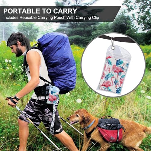Serviette de gym séchage rapide drap de plage léger flamingo - 6