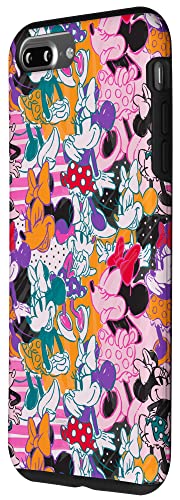 Coque iPhone 8 Plus Disney Minnie Mouse étui silicone rétro rigide