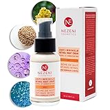 Nezeni Crema Noche 1% RETINOL PURO Antiarrugas Mujer/Hombre 27 Activos | Rellenador Arrugas Profundas Con Ácido Hialurónico | Crema Reafirmante Cara, Cuello y Escote | Piel Normal, Grasa y Mixta