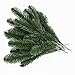 Biowow Artificial Pine Picks Pine Needle Garland Christmas Artificial Greenery Holiday Home Decoration,Set of 20