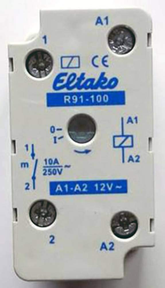 Relais de commutation Eltako R91-100-12 V électromécanique rail DIN