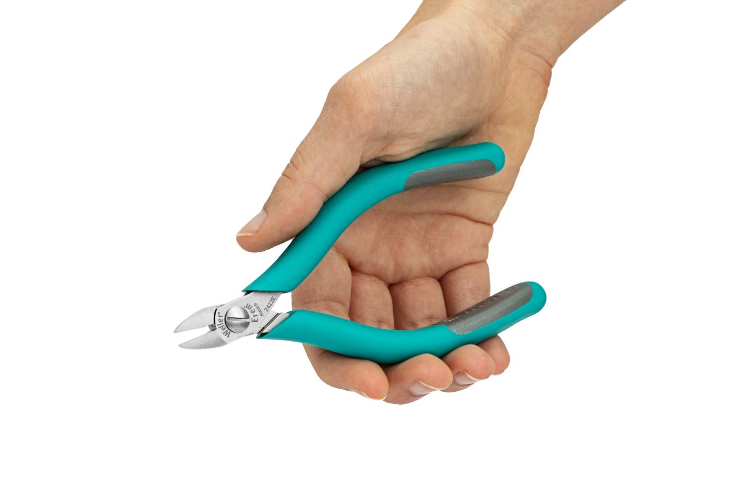 Weller Erem 2422E Alicates de Precisión para Corte Lateral, Sin filo, 130 mm