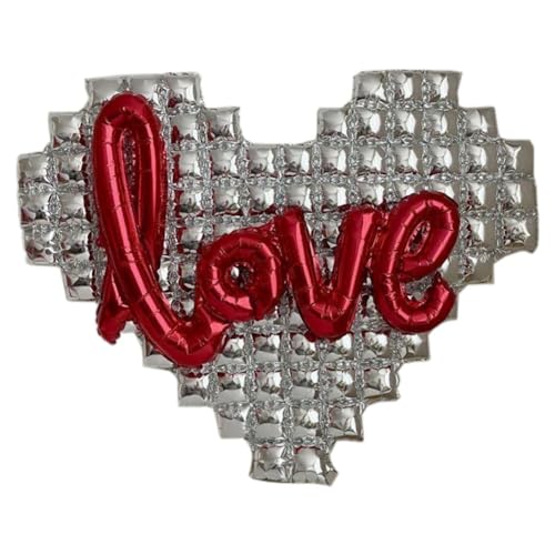 Nemeae - Fondo de pared, diseño de globo de amor, letras de globos para fiesta de boda, día de San Valentín D