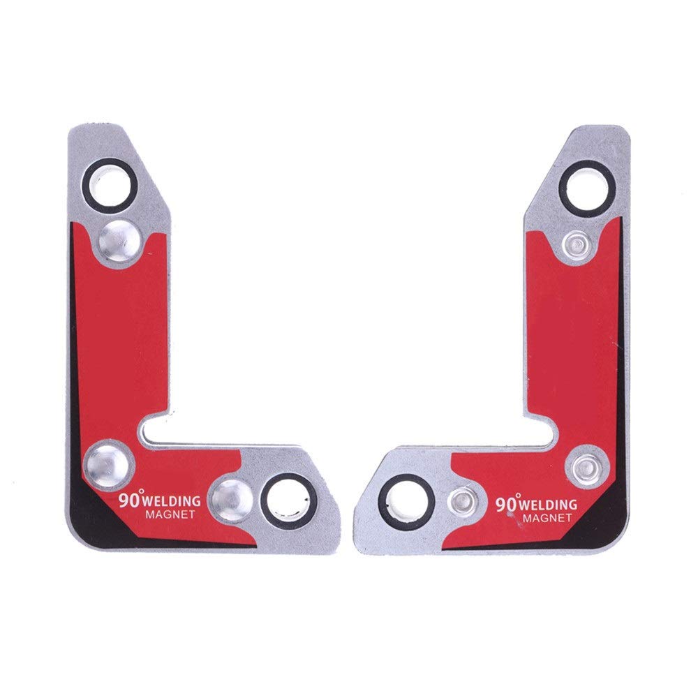 Pince de soudage magnétique d'angle droit en métal de corner pour bricolage lot de 2pcs