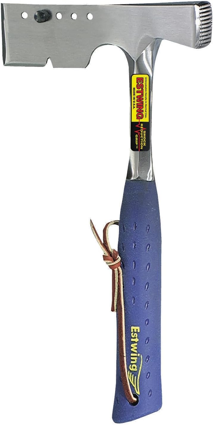 Estwing Shingler's Hammer w/Replaceable Gauges - 62141 shingling hatchetfull polish w/milled he
