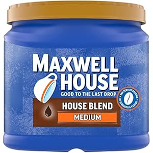 Maxwell House House Blend Medium Roast Ground Coffee (24.5 oz Canister)