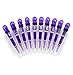 10pcs/set Multicolor Croc Clips Transparent Plastic Hairdresser Clips Hair Styling Sectioning Barrettes Professional Non Slip Alligator Clips Salon DIY Accessories Hairpins (10pcs-Purple)