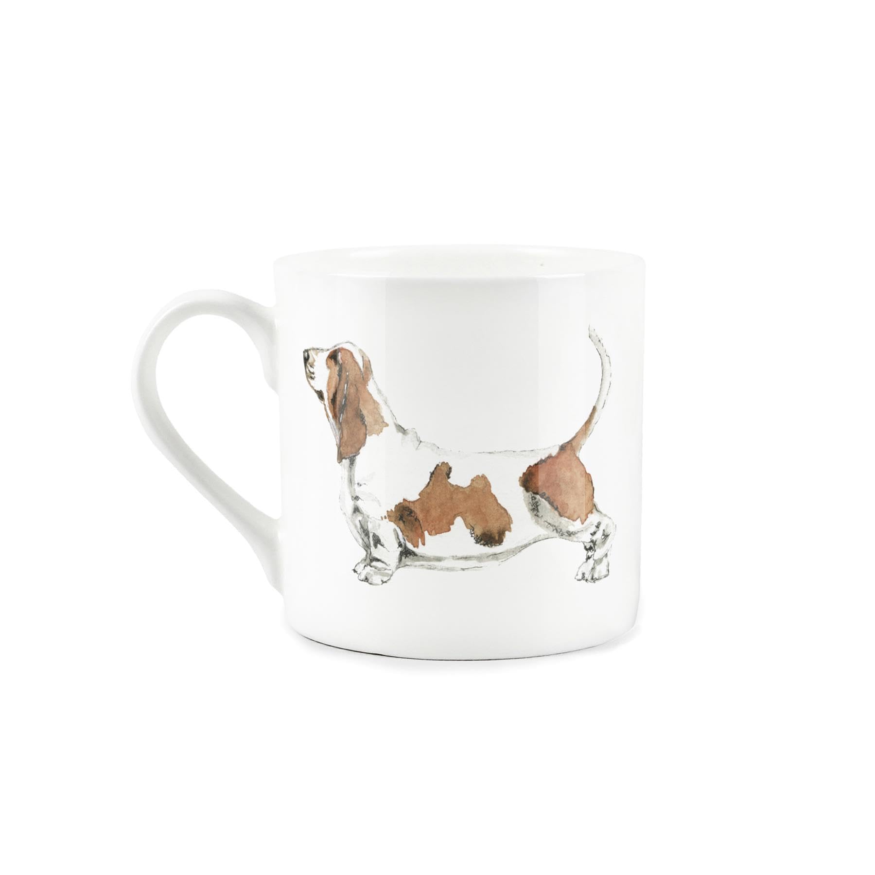 Purely Home Basset Hound Mug - Lifes Better with a Basset Hound Bone China White Mug - Tea/Coffee Gift for Dog Lovers - Image 2