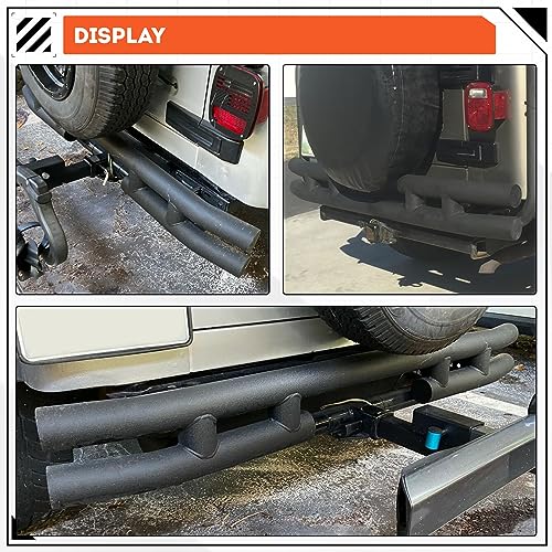 Image of ECOTRIC Rear Bumper Compatible with 1997-2006 Jeep Wrangler TJ