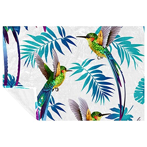Couverture colibri douce et chaude 150x100 cm pour lit et canapé