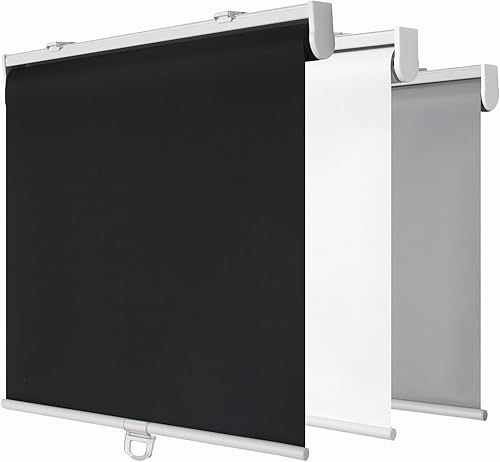 Miniatura 9 de SHADEMOON Persianas enrollables opacas sin cordón para ventanas, persianas interiores con sistema de resorte desplegable, tela que oscurece la Rollo