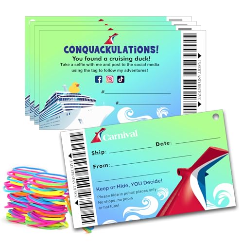 Tarjetas de pato de goma para crear sonrisas inolvidables en tu próximo crucero Carnival