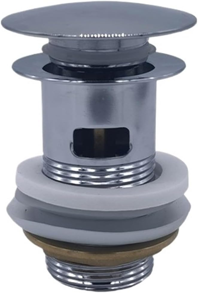 Bathroom Basin Sink Pop Up Drain Waste Stopper Bathroom Faucet Accessories(XSQ-YBLACK)