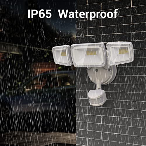 Ustellar UT88125 55W Security Lights Motion Outdoor With Remote, Motion Sensor Outdoor Lights Dusk To Dawn 5500Lm 5000K, Ip65 Waterproof, Motion Detected Flood Lights Outdoor Wired thumb #6