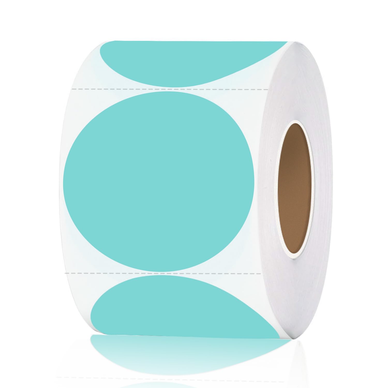 STARLIBOO Colored Dot Stickers, 2 inch Garage Sale Stickers, 350Pcs Adhesive Circle Price Tags, Writable/Suitable for Laser and Inkjet Printable (Lake