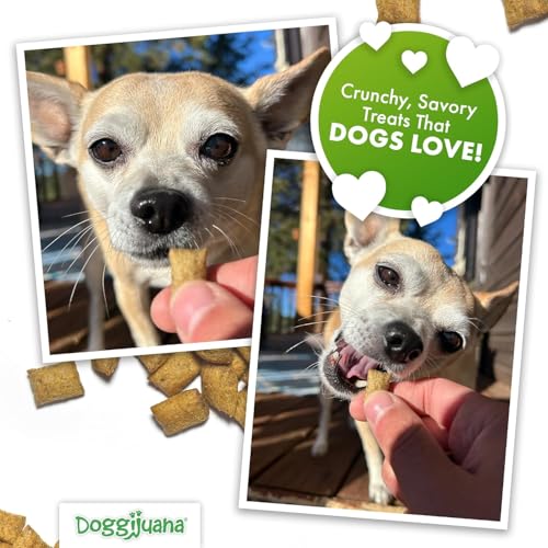 Image of Doggijuana Calming Dog Treats, Chicken 3-Pack | Multi-Benefit, Low Cal | Calming dog treats with catnip, chamomile & L-Tryptophan; natural anxiety & stress relief; low-calorie training reward