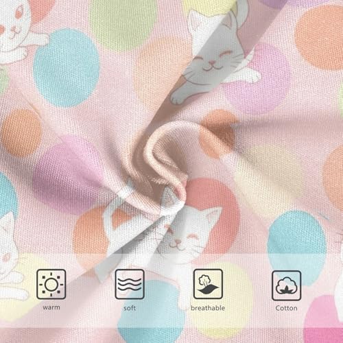 Toddler Girl Panties, Pastel Colored Polka Dots Girls Underwear Cotton, 2T–8 Years3